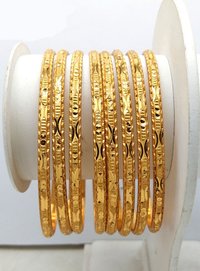 नया डिज़ाइन गोल्ड प्लेटेड शगुन बैंगल जेंडर: महिलाएं