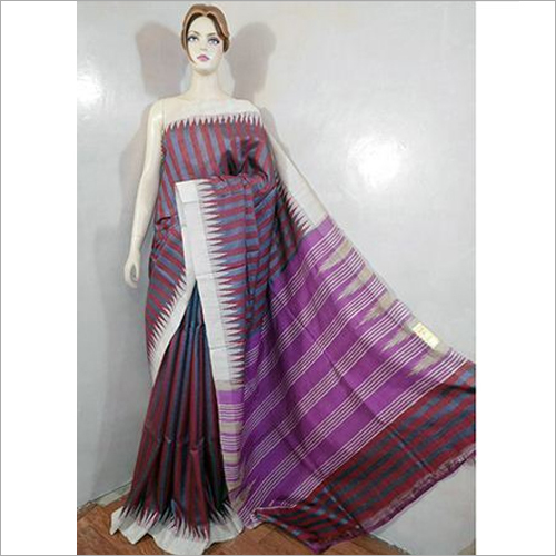 Purple Silk Designer Saree - Silk Fabric, Lightweight and Easy to Wear, Elegant Purple Color with Stylish Print, Perfect for Weddings, Parties, and Casual Outings