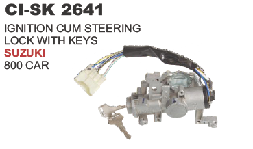 Ignition Cum Steering Lock with Keys Suzuki car
