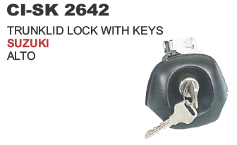 Trunklid With Keys Suzuki Alto