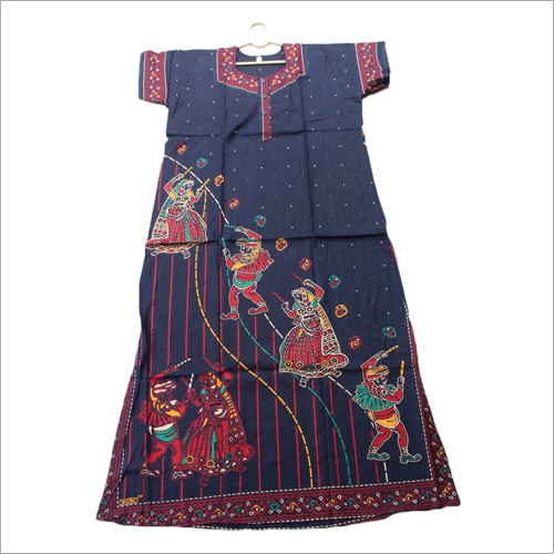 Ladies Fancy Nighty - Cotton Fabric, Sizes S, M, L, XL | Elegant Design, Versatile for All Seasons, Perfect for College and Working Women
