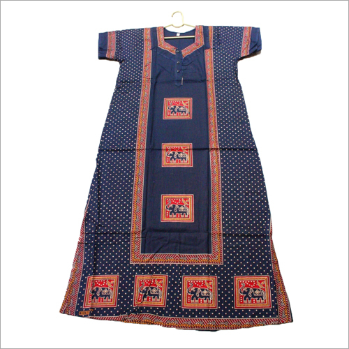 Ladies Casual Nighty - Cotton Fabric, Sizes M/L/S/XL, Assorted Colors, Ideal for Rainy, Spring, Summer, Winter Seasons | Washable, Casual Design, Quality Tested