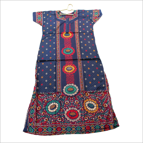 Ladies Cotton Nighty - Cotton, Sizes L, M, S, XL | Casual Wear, Printed Design, Washable, Suitable for Summer, Winter, Rainy, Spring