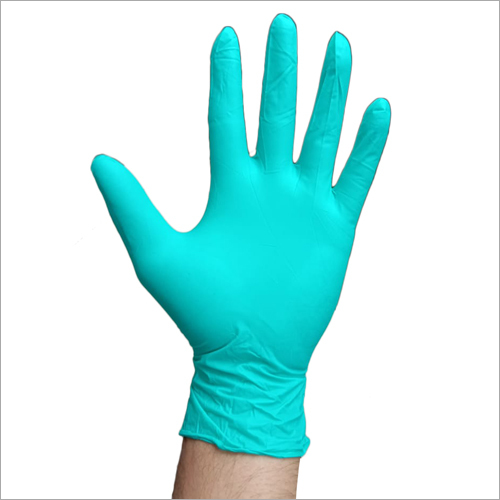 Nitrile Gloves Green Color