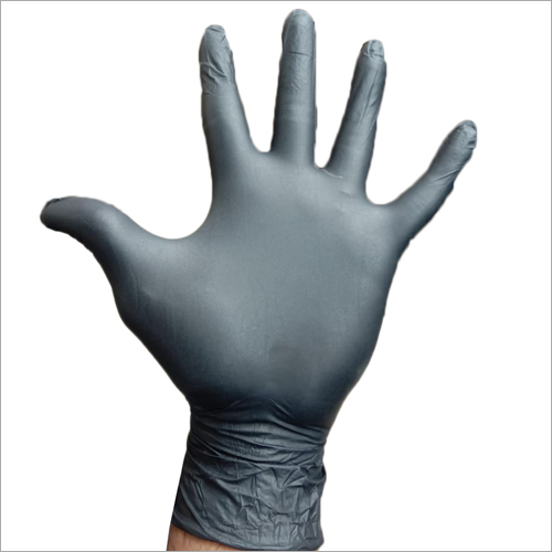 नाइट्राइल दस्ताने काला रंग