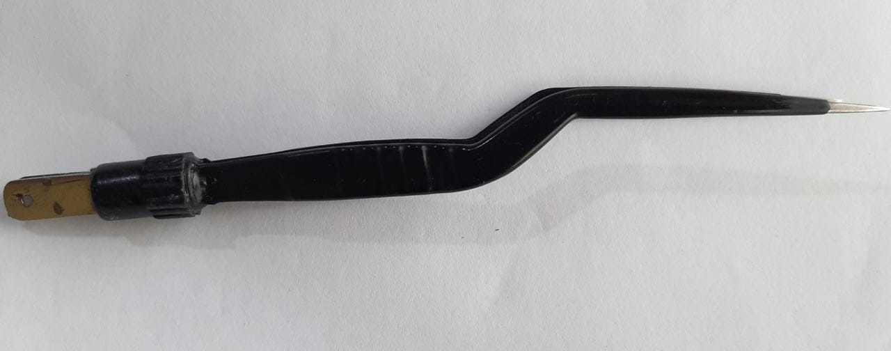 Bipolar Bayonet Forceps - Stainless Steel, 4 To 12 Inches | Reusable, Autoclavable, Lightweight, High Tension Design For Surgical Applications