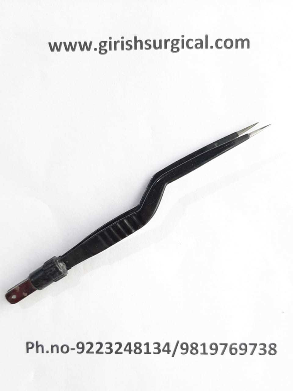 Bipolar Bayonet Forceps - Stainless Steel, 4 To 12 Inches | Reusable, Autoclavable, Lightweight, High Tension Design For Surgical Applications