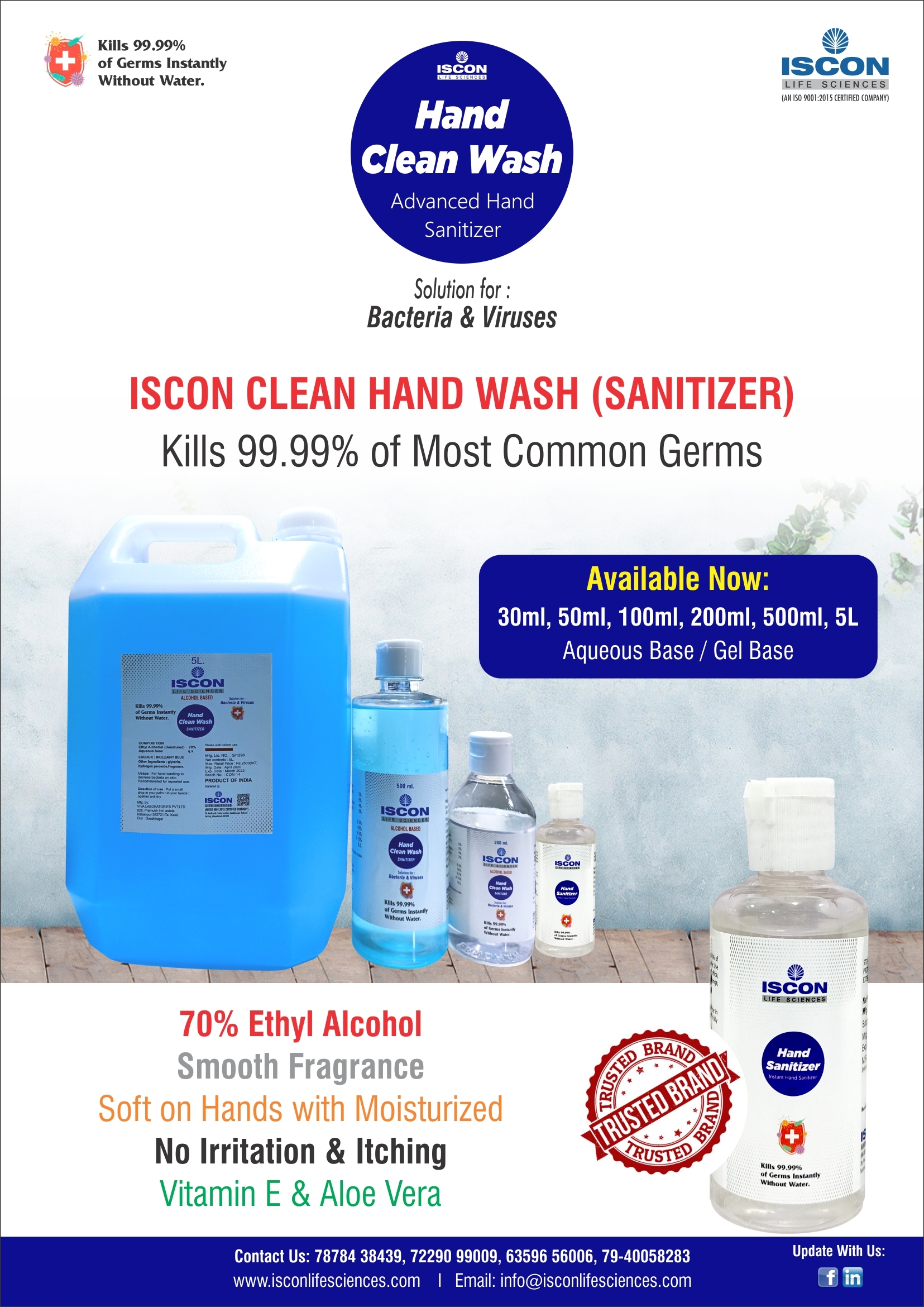 Hand Sanitizer Liquid 5lts Age Group: Suitable For All Ages
