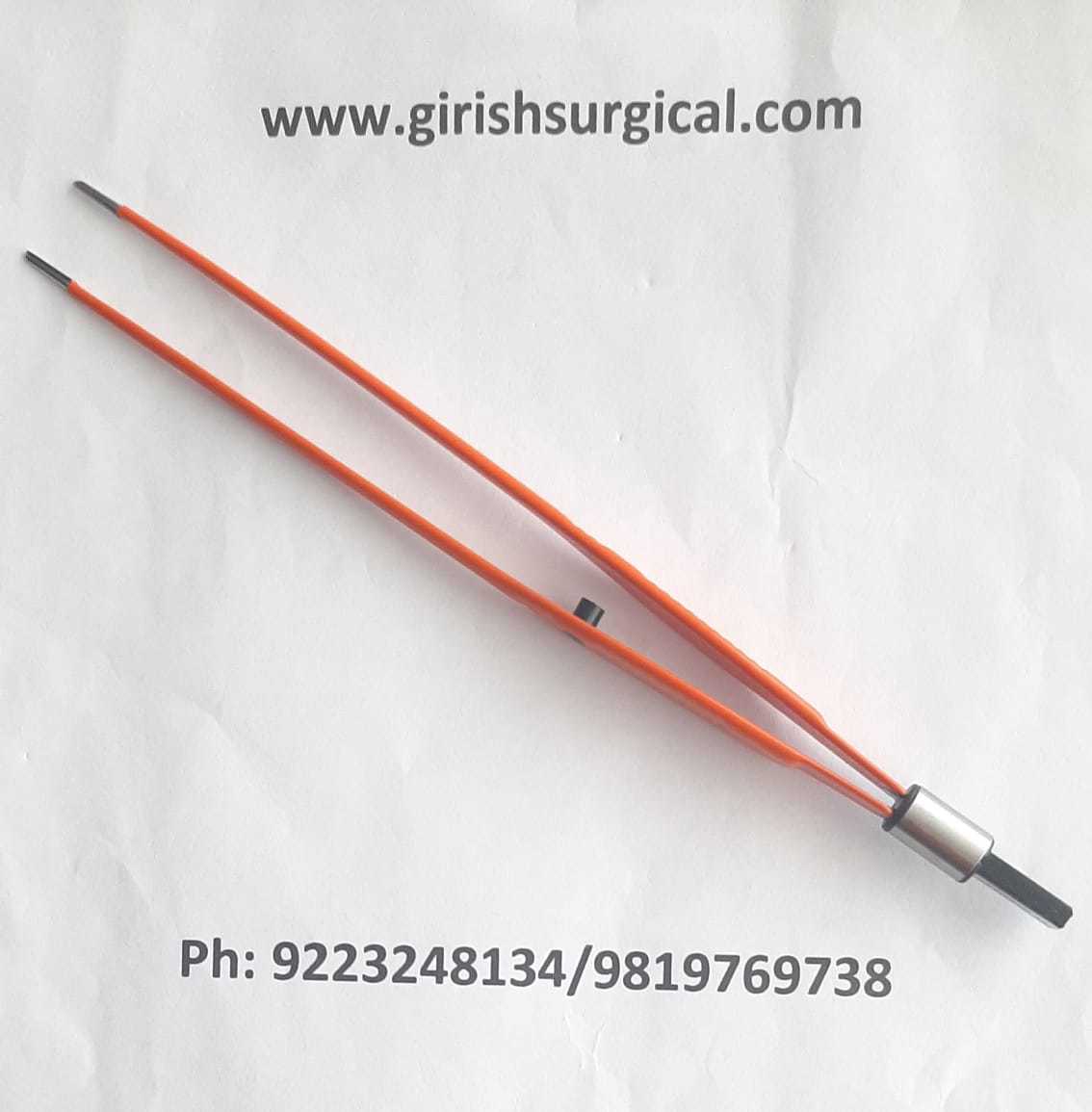 Bipolar Straight Forcep(nonstick) Color Code: Orange