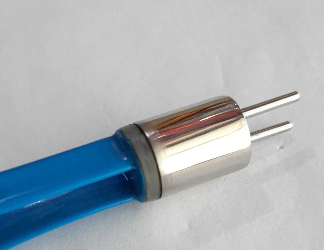 Plastic Bipolar Straight Narrow Forceps With Curve Tip (American)