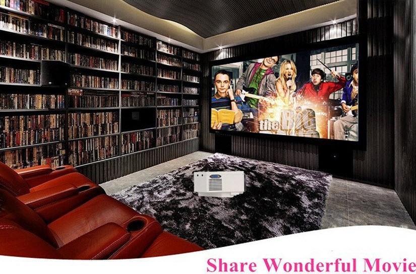 Uc30 Hd Mini Led Projector Support Hdmi With Remote Controller Application: Multimedia Function