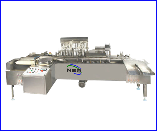 Ampule Filling Sealing Machine - Stainless Steel, Automatic Silver Finish | High Performance, PLC Control, User-Friendly Design