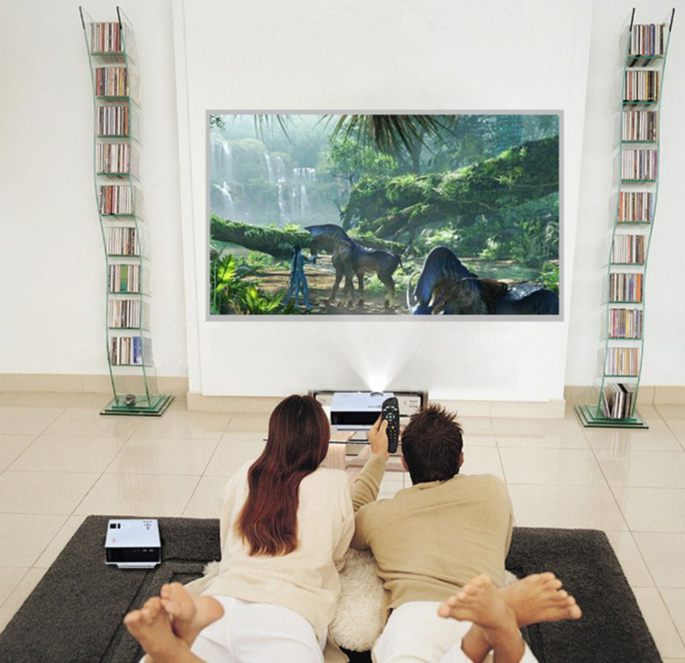 Clearness Uc40 800lm 800 X 480 Pixels Simplified Micro Projector Free Exchange From 16 : 9 To 4 : 3.