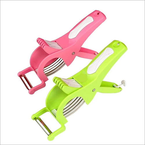 2 In 1 Vegetable Cutter - Stainless Steel, Multi-functional Design for Precise Vegetable Cutting, Easy to Handle and Packaged for Safe Delivery