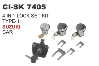 4 in 1 Lock set Kit Type-ii Suzuki car