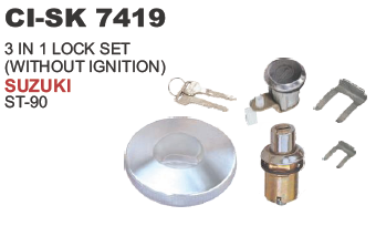 3 in1 Lock Set w/o Ignition  Suzuki