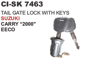 Tail Gate Lock with Keys Suzuki Carry EEco