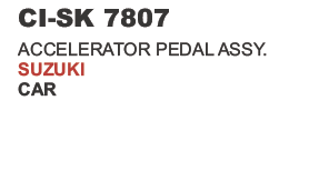 Accelerator Pedal Assy Suzuki Car