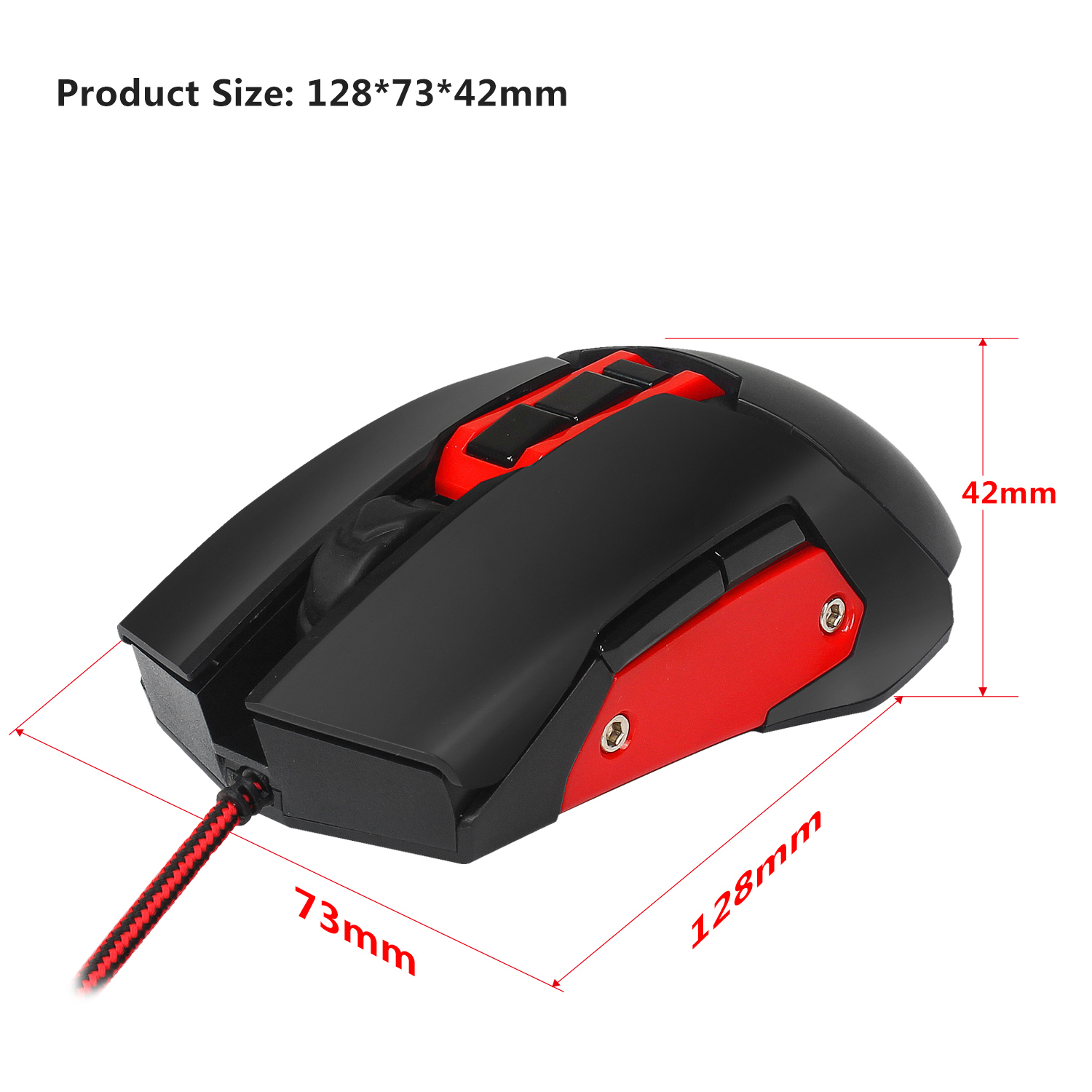 S400 Gaming Mouse Human Body Engineering Design