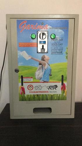 Capacity Automatic Sanitary Napkin/ Mask Vending Machine - Color: Grey