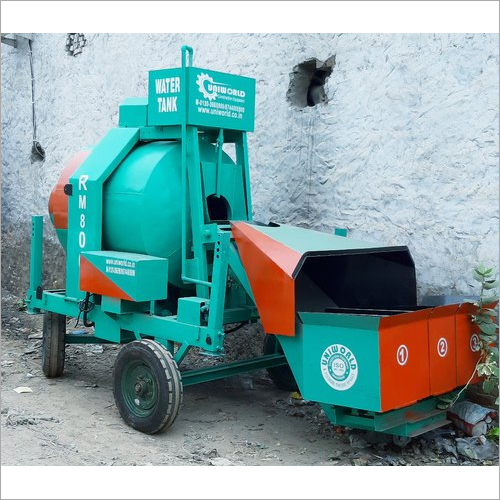 Reverse Drum Mixer - 6030 X 2180 X 2250 Mm, 4800 Kg Weight, 1050 L Capacity, 60 Kw Power, Semi-automatic Operation, Weather-proof Color Coated Finish