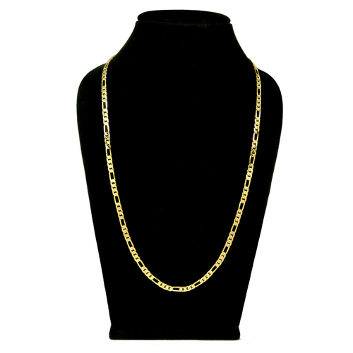 Traditional Gold Plated Thick Chain For Women Size: 24 Inch