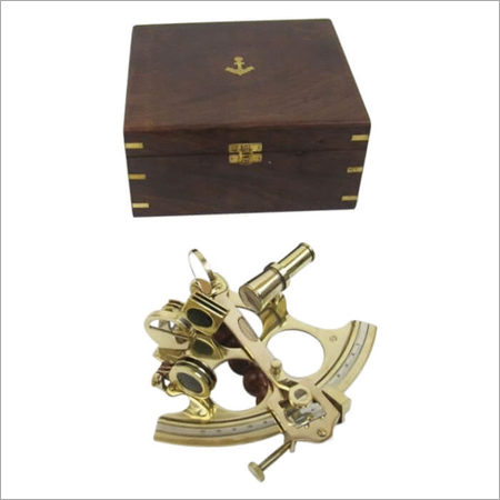 Sextant With Wooden Case