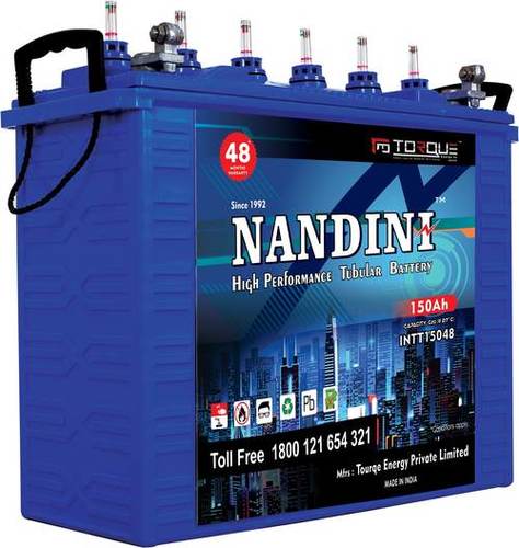 Intt 150Ah Tall Tubular Battery Usage: Electric Equipment