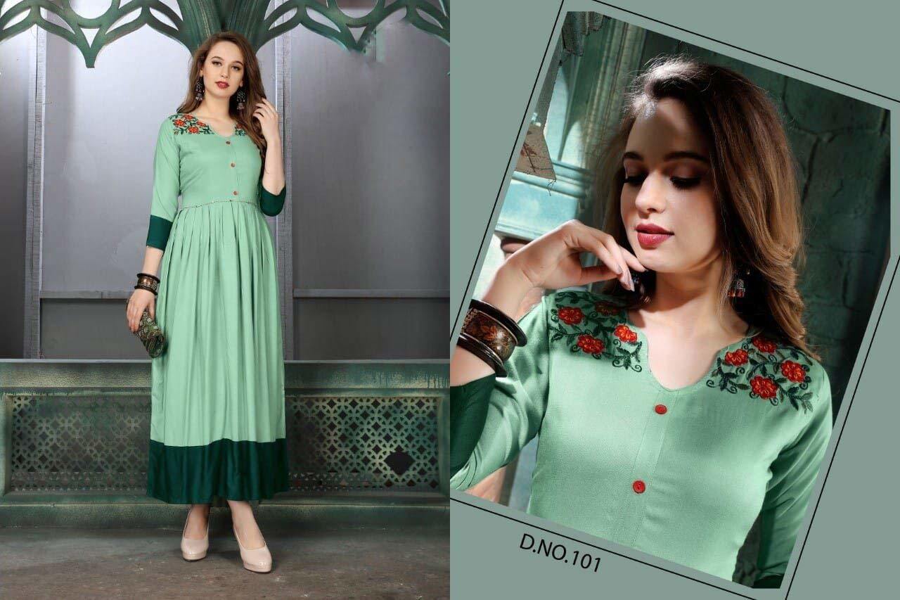 Spring Fabfirki Weekend Vol-1 Silai Pattern Kurti Sets