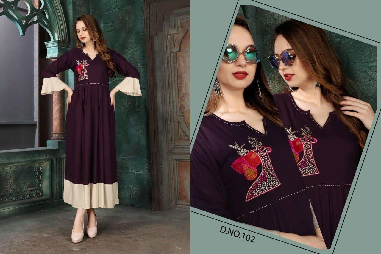 Spring Fabfirki Weekend Vol-1 Silai Pattern Kurti Sets