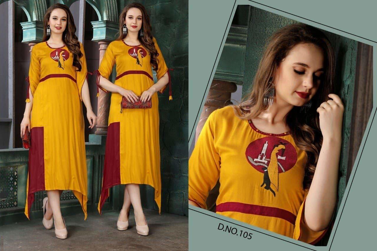 Spring Fabfirki Weekend Vol-1 Silai Pattern Kurti Sets