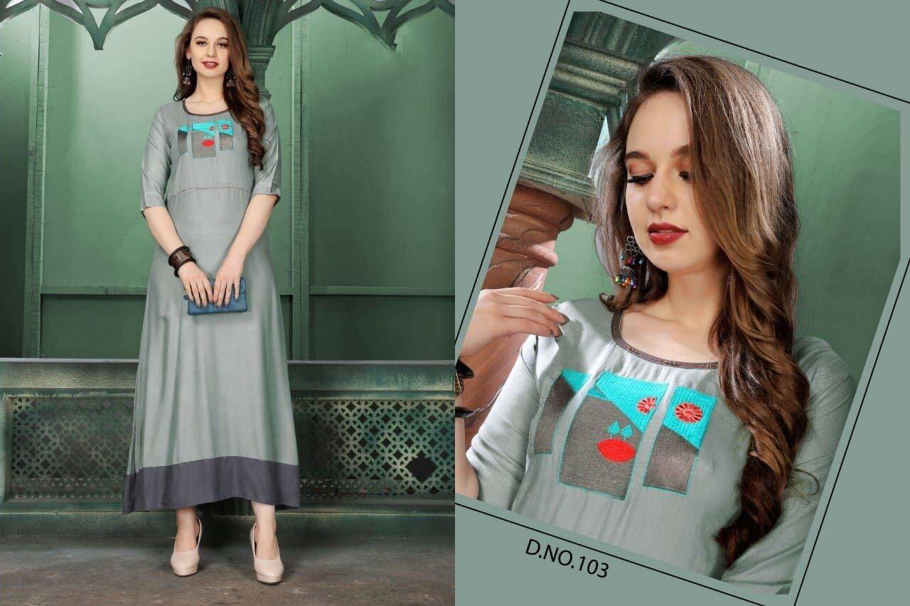 Spring Fabfirki Weekend Vol-1 Silai Pattern Kurti Sets