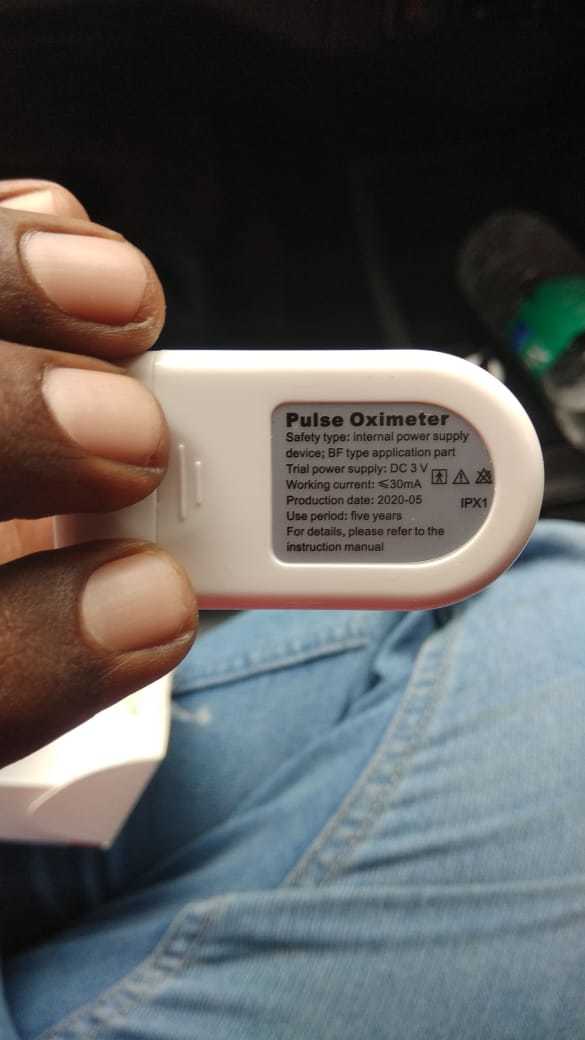 Pulse Oximeter - Plastic, 60x30x30 Mm , Oled Display, +/-2% Accuracy, Durable Design, Easy To Use, Fast Results, Portable, 50g Weight