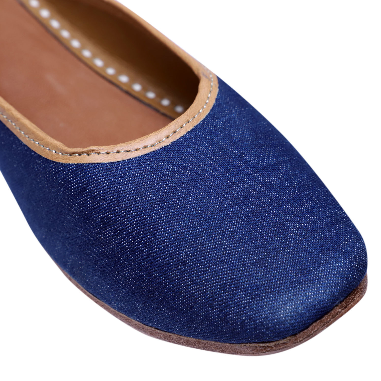 Denim Back Open Jutti