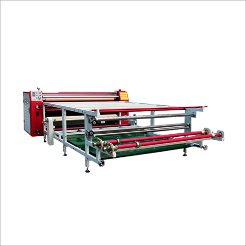 Red Multifunctional Oil Rotary Thermal Transfer Machine
