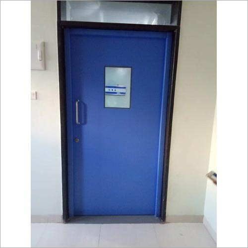 Blue X-Ray Lead Radiation Hospital Door