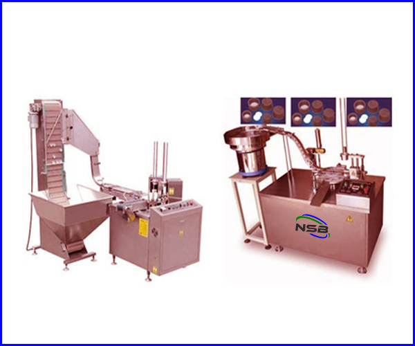 Automatic Cap Wad Inserting Machine - Stainless Steel, Silver Finish | Fully Automatic Caps Feeding, Heavy Duty With Auto Rejection, Frequency Speed Control
