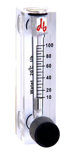 Acrylic Body Rotameter - Acrylic And Stainless Steel, Transparent Color For Industrial Laboratory Applications