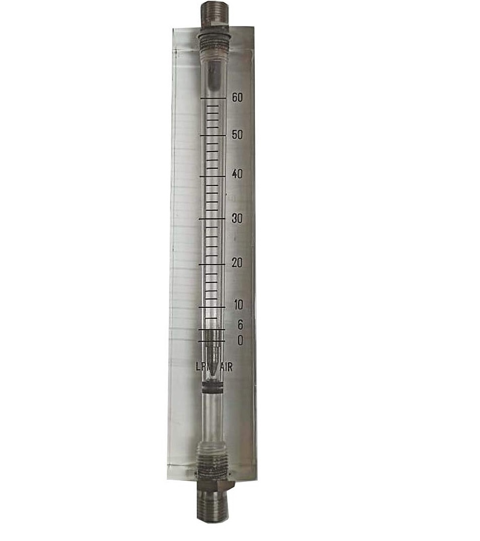 Acrylic Body Rotameter - Acrylic And Stainless Steel, Transparent Color For Industrial Laboratory Applications