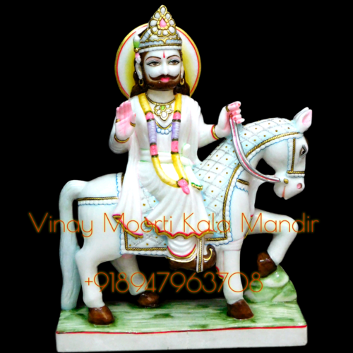 Eco-friendly Marble Ramdev Ji Statue