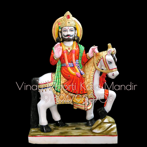 Eco-Friendly Ramdev Ji Marble Statue