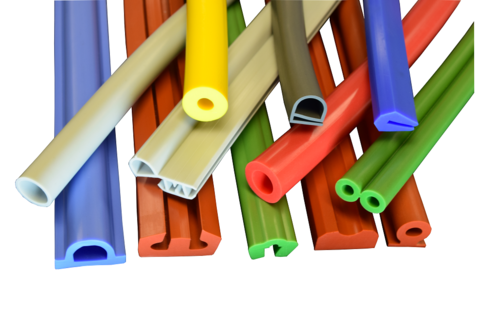 Black High Quality Rubber Extruded