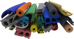 Black High Quality Rubber Extruded