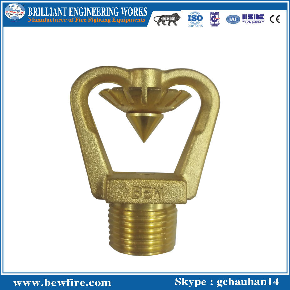 Mv Sprinkler - Brass Material, 200-500 Grams, Golden & Silver Color | Fire Protection Application, 1-year Warranty