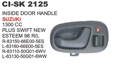 Inside Door Handle Suzuki  Swift Esteem Vehicle Type: 4 Wheeler
