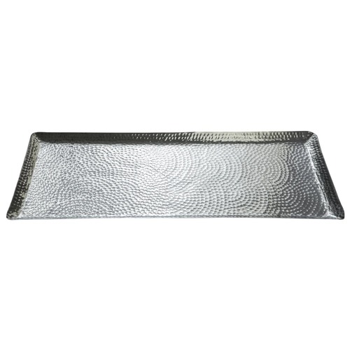 Hammered Aluminum Serving Tray
