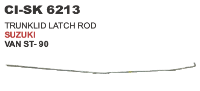 Trunklid Latch Rod Suzuki Van