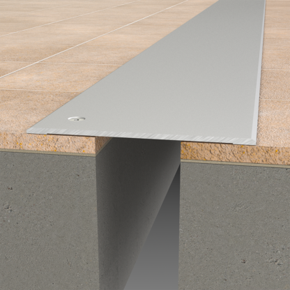Building Expansion Joint - Aluminum Alloy 6063-t5, 3 Inch Size, Anodized Finish, Vibration Absorption And Semi-closed Circular Cavity