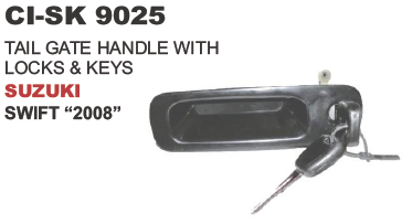 Tail Gate Handle with Lock & Keys Suzuki Swift