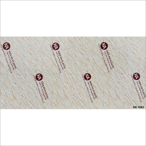 Interior Decoration Fancy PVC Marble Sheet - 8x4ft, Glossy White Finish | Durable, Water-Resistant, Lightweight, Easy to Clean, Versatile